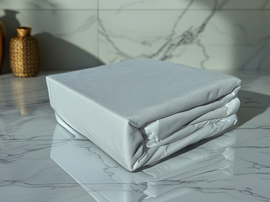 Knitted Premium Waterproof Mattress Protector + 2 waterproof pillowcases